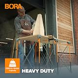 BORA Centipede 2x4 Feet Work Stand Folding Steel Legs CK6S Orange/Black view 4