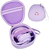 Kids Headphones Case for iClever/for EarFun/for JoySpark/for QearFun/for Candy Bila/for IMYB Foldable Wired Headphones, Earphone Storage for Kid Bluetooth Over Ear Headset- Purple(Box Only)