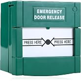 Dioche Emergency Door Release Break Glass Alarm Button Switch Control Access Flame Retardant Glass Breakage Switch
