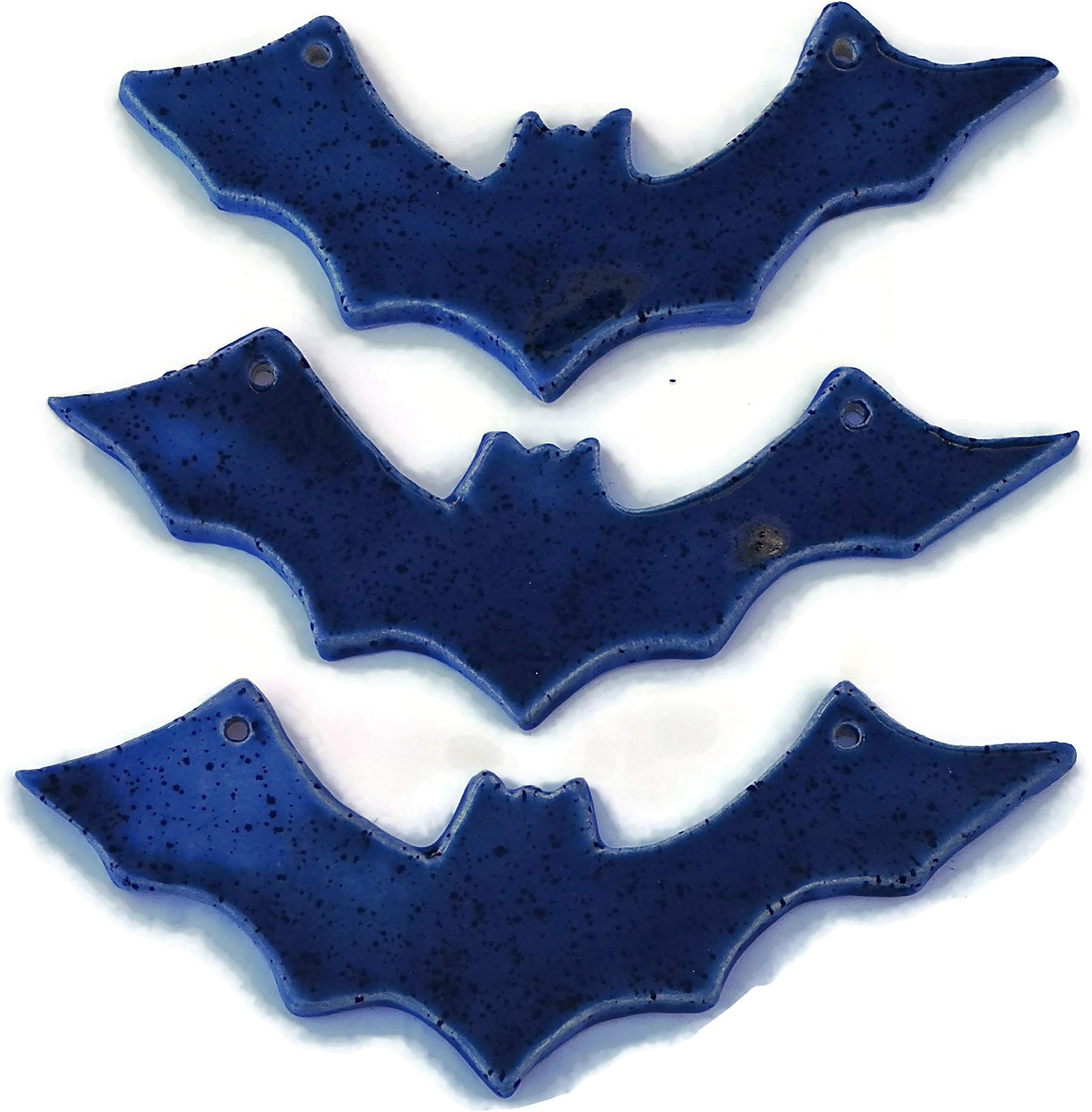 Set of 3 Ceramic Halloween Bats