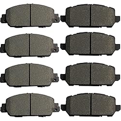 SIPAUTEC-8pcs Front Rear Ceramic Brake Pads