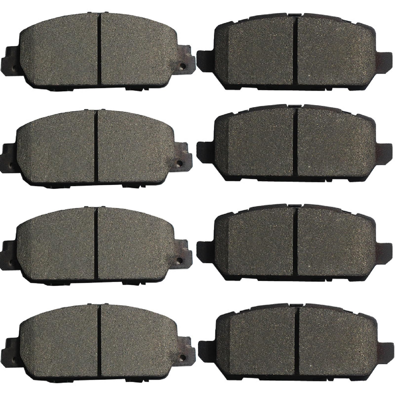 SIPAUTEC-8pcs Front Rear Ceramic Brake Pads