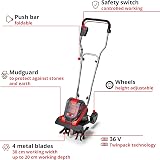 Einhell GE-CR 30 Li Solo Cordless Garden Rotavator 30 cm 20 cm Depth view 3