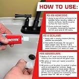 Loctite Osi Sealants 3 oz Superflex Clear RTV Silicone Adhesive Sealant view 2