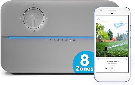 Rachio 8zulwc L R3e Generation Smart 8 Zone Sprinkler Controller Compatible With Alexa Gen Gray Amazon Ca Patio Lawn Garden