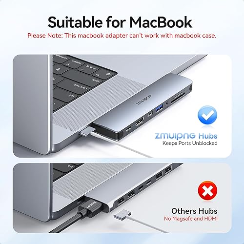 Thunderbolt Macbook Pro M1 Dongle USB C Hub Adapter For MacBook