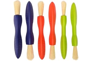 Ready 2 Learn Triangle Grip Toddler Paint Brushes - 6 Bright Colors - Paintbrush Set for Toddler Art - Thick Kids Paint Brushes - Art Supplies for Toddlers 1-3
