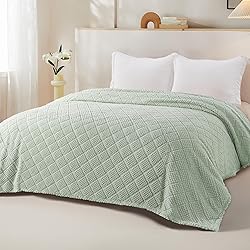 Whale Flotilla Fuzzy Fleece Twin Size Blanket for
