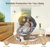 Fdlscpem Baby Swing Chair Electric Bouncer 0–10 Months Bluetooth Music 5 Angles view 7