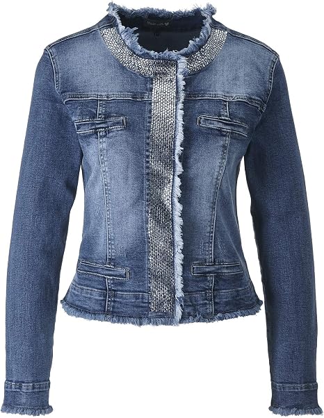 Jeansjacken Mit Strass