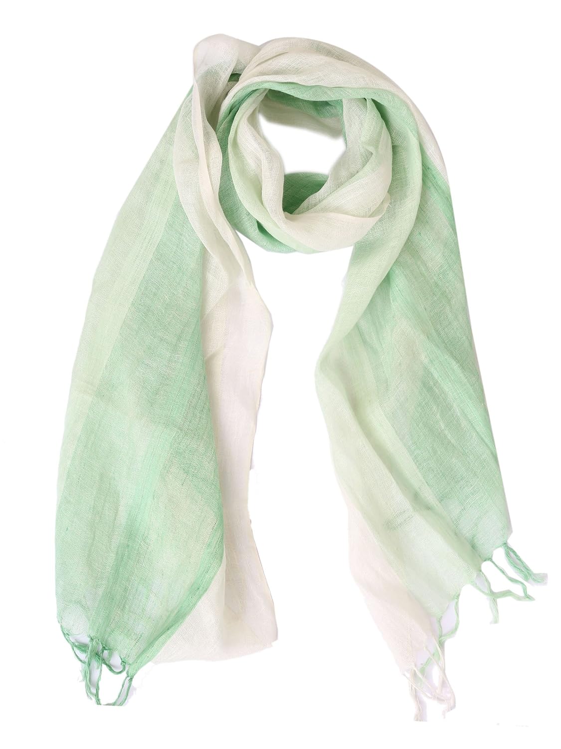 the weave traveller handloom linen women's stole, scarf (twt_ls)