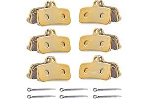 6 Packs Replacement Genuine Front and Rear Basin Brake Pads for Sur Ron Light Bee X/S, Talaria Sting MX3 R/MX4 and Segway X16