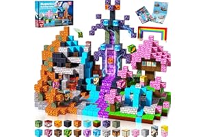GraceDuck Magnetic Blocks - 150 PCS Build Dark Swordsman's Forest Castle - Magnetic Toys for Montessori Toddler Christmas Birthday Gifts - STEM Sensory Toys for 3 4 5 6 7 8 9 10 Year Old Boys & Girls