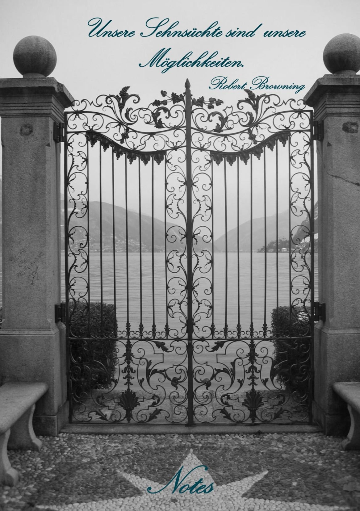 Notebook - Sehnsüchte sind unsere Möglichkeiten: lined, 108 pages