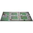 Drive N Learn Car Play Mat City Town and Parking Lot My Home Town” for Kids Toys Cars Matchbox Road Great Gift Idea for Boys Girls Ages 3 or Above 57 x 42 Inch Vinyl Plastic