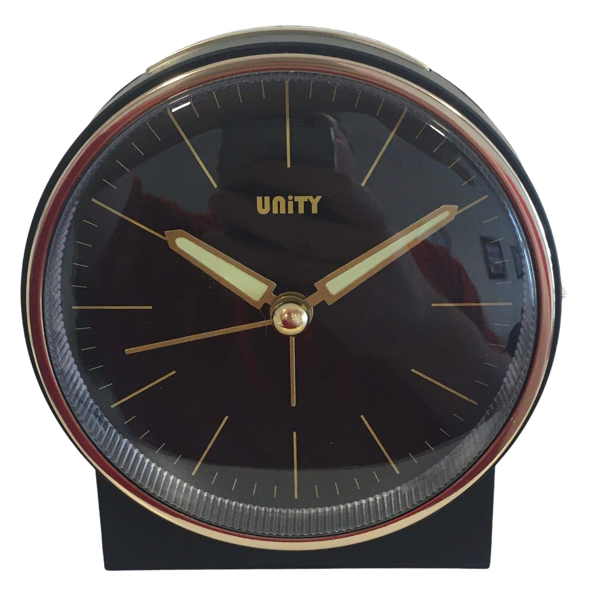 Unity Bell Alarm Clock-49029, Rose Gold, 10.5 x 10.5 x 6.5 cm