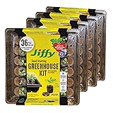Jiffy Seed Starting Tray Kit, 36 Cell 36mm Peat
