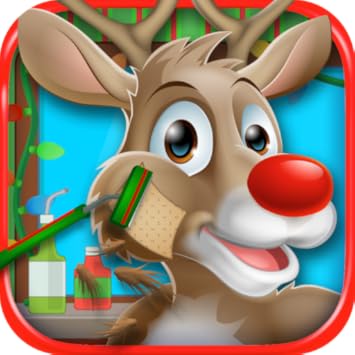 Amazon Com Christmas Shave Santa Reindeer Kids Barbershop