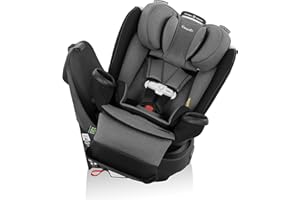 Evenflo Gold Revolve360 Extend All-in-One Rotational Car Seat with SensorSafe (Moonstone Gray)