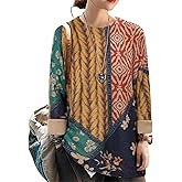 CRAZY GRID Women Knitt Pullover Sweaters Winter Patterned Oversized Long Sleeve Graphic Print Jumper Tops