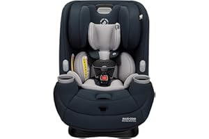 Maxi-Cosi Pria Max All-in-One Convertible Car Seat, Rear Facing Car Seat (4-40 lbs), Forward Facing Car Seat (22-65 lbs), High Back Booster Seat (40-100 lbs), Pure COSI, Essential Graphite