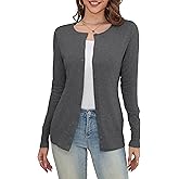 a.Jesdani Cardigan Sweaters for Women Wool Blend Lightweight Trendy Long Sleeve Lapel Collar Button Down Sweater Cardigans