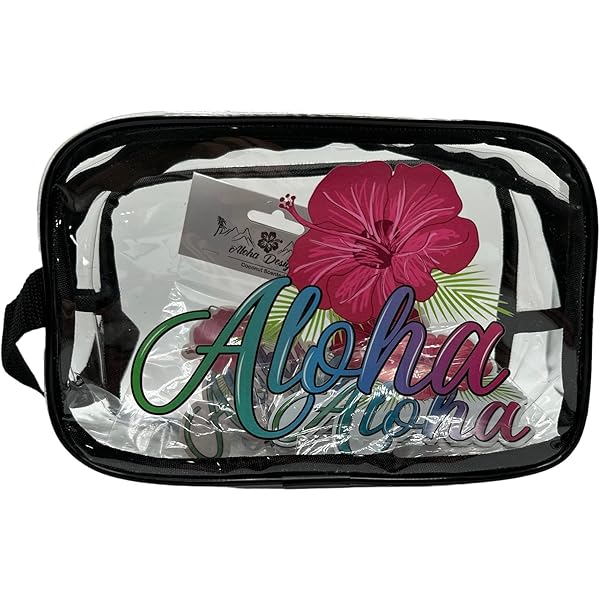Amazon.com: Aloha Designs ALOHA Cosmetic Bag for Women Roomy