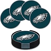 Rico Industries NFL Football Classic Favorites: PVC Coaster Set (4-Pack)