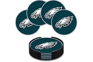 Rico Industries NFL Football Classic Favorites: PVC Coaster Set (4-Pack)