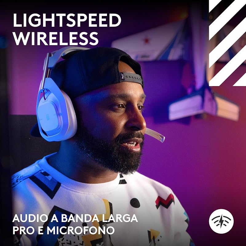 Astro A50 cuffia e microfono gaming wireless LIGHTSPEED + base