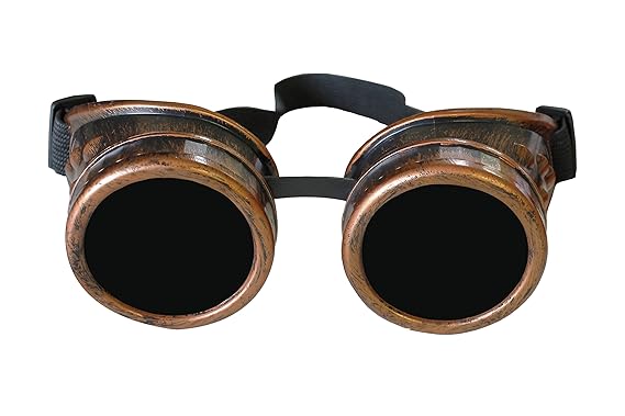 ILOVEFANCYDRESS Steampunk-Cyber-Science Fiction UHRMACHER der Vergangenheit Brille Steampunk ODER Retro Look Brille Perfekte 