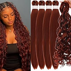 Ginger Boho Hair for Braiding Synthetic 350