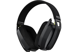 BINNUNE Wireless Gaming Headset with Flip Microphone for PC, PS4, PS5, Playstation 4 5,2.4GHz Wireless Bluetooth USB Gamer Headphones with Mic for Laptop Computer,48H Playtime