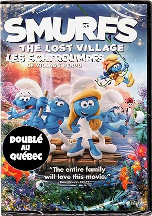 Les Schtroumpfs Le Village Perdu English French 2017 Widescreen Double Au Quebec Cover Bilingue Amazon Ca Marie Mai Frederic Desager Nicholas Savard L Herbier Manuel Tadros Maxime Seguin Durand Kelly Asbury Dvd