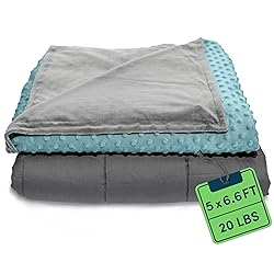 Quility Weighted Blanket for Adults - 20 LB Queen