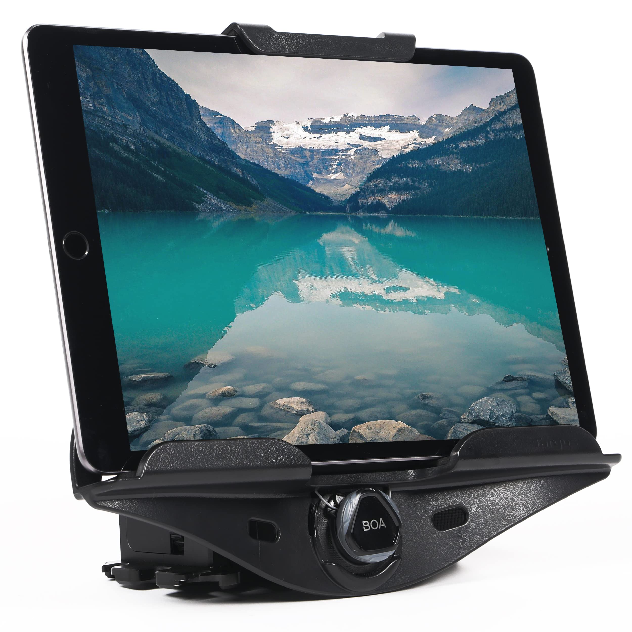 Targus In Car Mount for iPad & 7-11" Tablet, Quick Fit Adjustable Straps, Easy to Mount with BOA Technology, Black