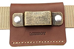 MEEBOY Leather Tool Holder tape measure holder clip tape holder for tool belt