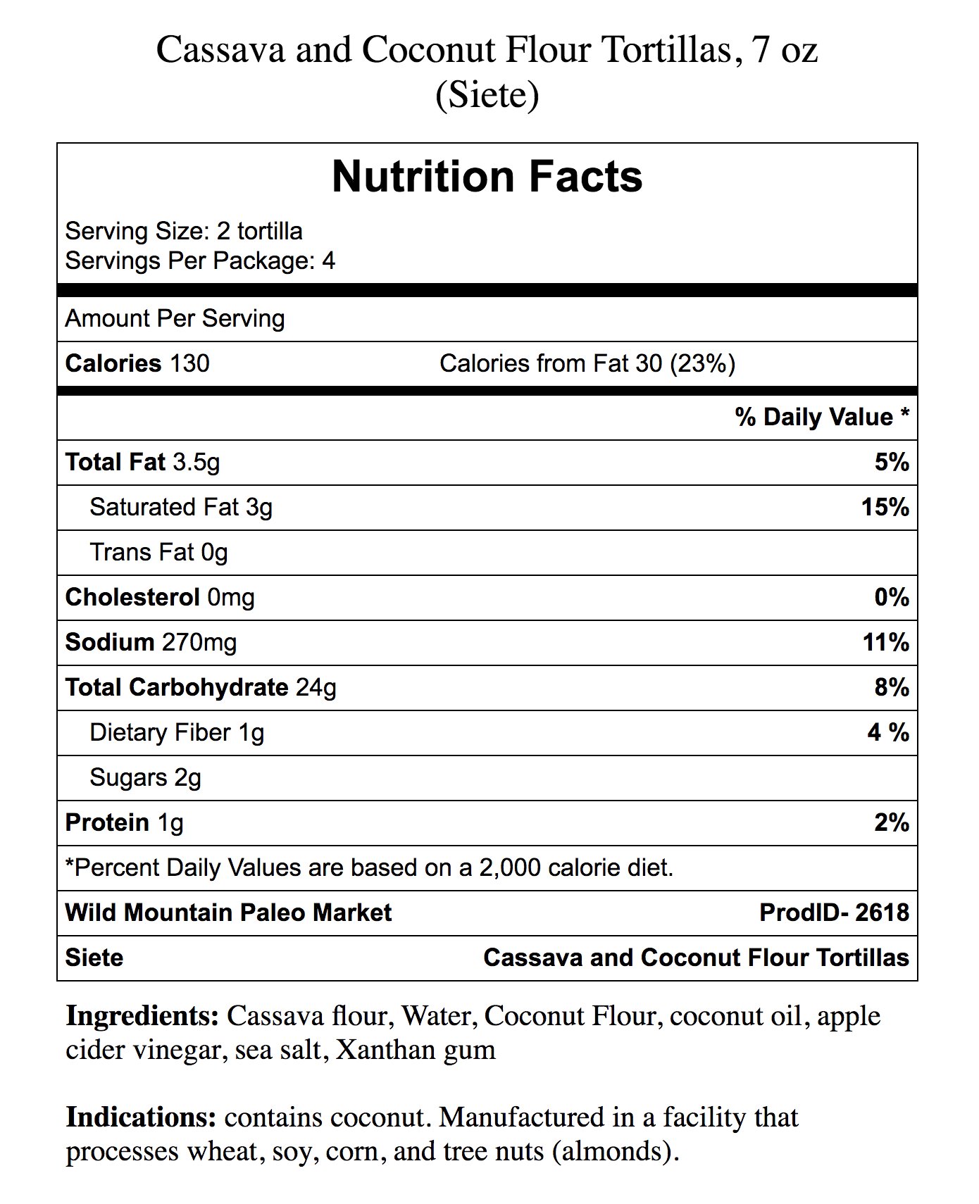 Siete Paleo Tortillas Sampler Pack, 2 Almond Flour & 1 Cassava Coconut