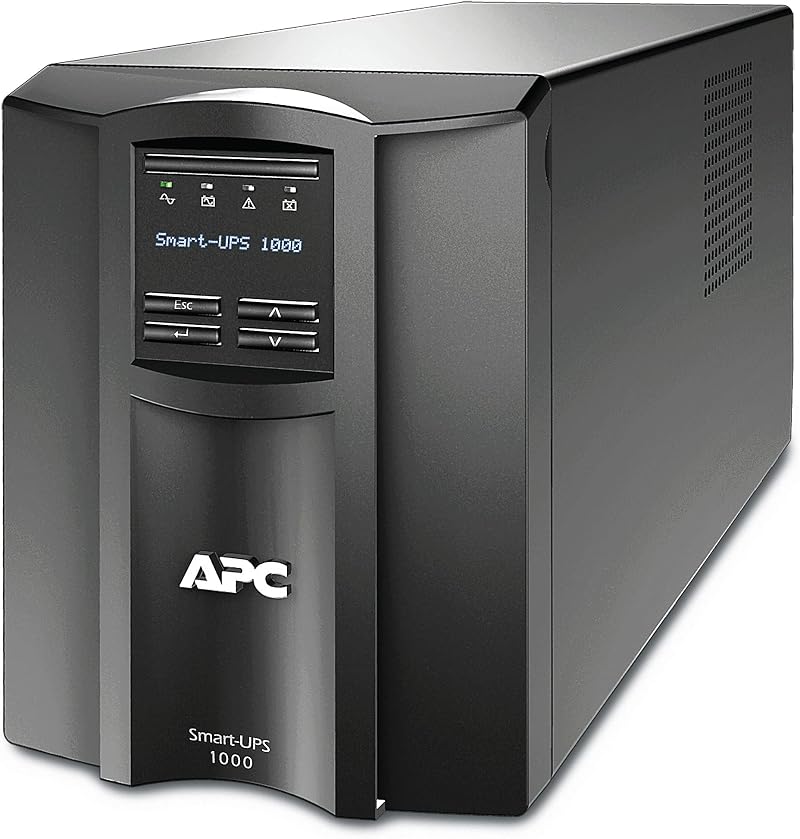 APC Smart-UPS SMT1000IC 1000VA Tower UPS SmartConnect Cloud Monitoring 8 Outlets