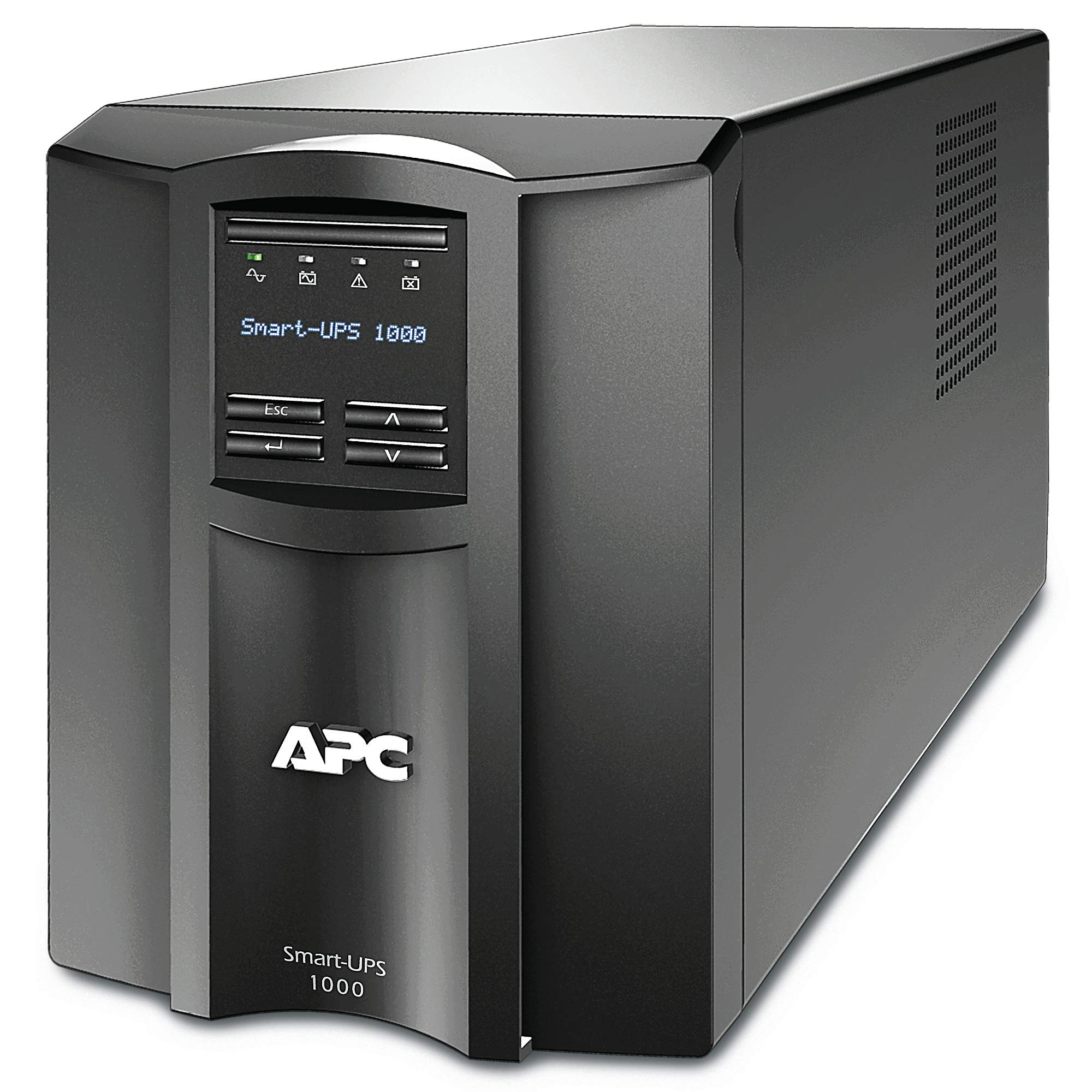 APC by Schneider Electric Smart-UPS SMT-SmartConnect - SMT1000IC - Uninterruptible Power Supply 1000VA (Cloud enabled, 8 Outlets IEC-C13) Black