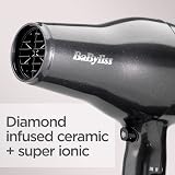 BaByliss Platinum Diamond Hair Dryer Diffuser 2300W AC Motor 3 Heat 2 Speed view 4