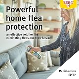 Zero In AMZ026 Home Flea Killer Aerosol Twinpack 300ml Green view 2