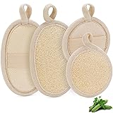 Natural Loofah Sponge Exfoliating Body Scrubber