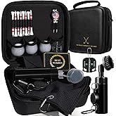 Coralogo Golf Gift for Men and Women - Golfing Accessories Kit Golf Gift Set for Birthday Valentines Day with Handy Case, Balls, Tees, Divot Tool, Score Counter, Club Cleaner, Towel, Card for Golfer
