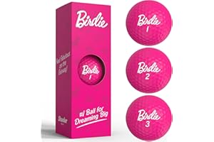 Shanker Golf Balls - Birdie Pink Golf Balls - Funny Golf Gift for Women (Sleeve of 3, Novelty) - The #1 Ball for Dreaming Big - Golf Balls for Women