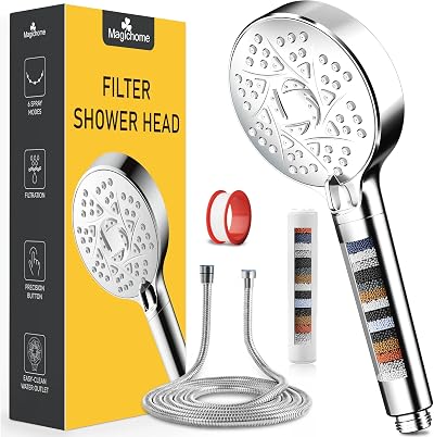 Magichome Filter Shower Head and Hose 2m 6 Modes High Pressure