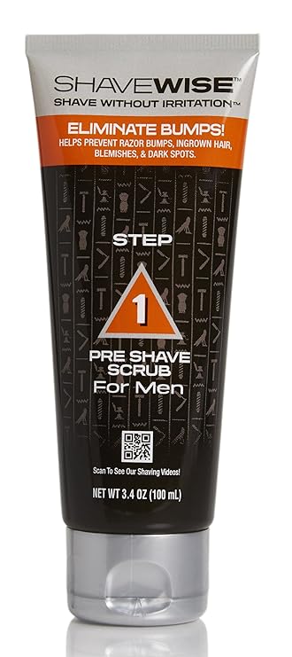 Buy Shavewise Step 1 Pre Shave Scrub For Men Helps Prevent Razor