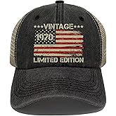 55th Birthday Gifts for Men Women,Vintage 1970 Hat,55th, Adjustable Trucker hat-Gift for Dad,Mom,Husband