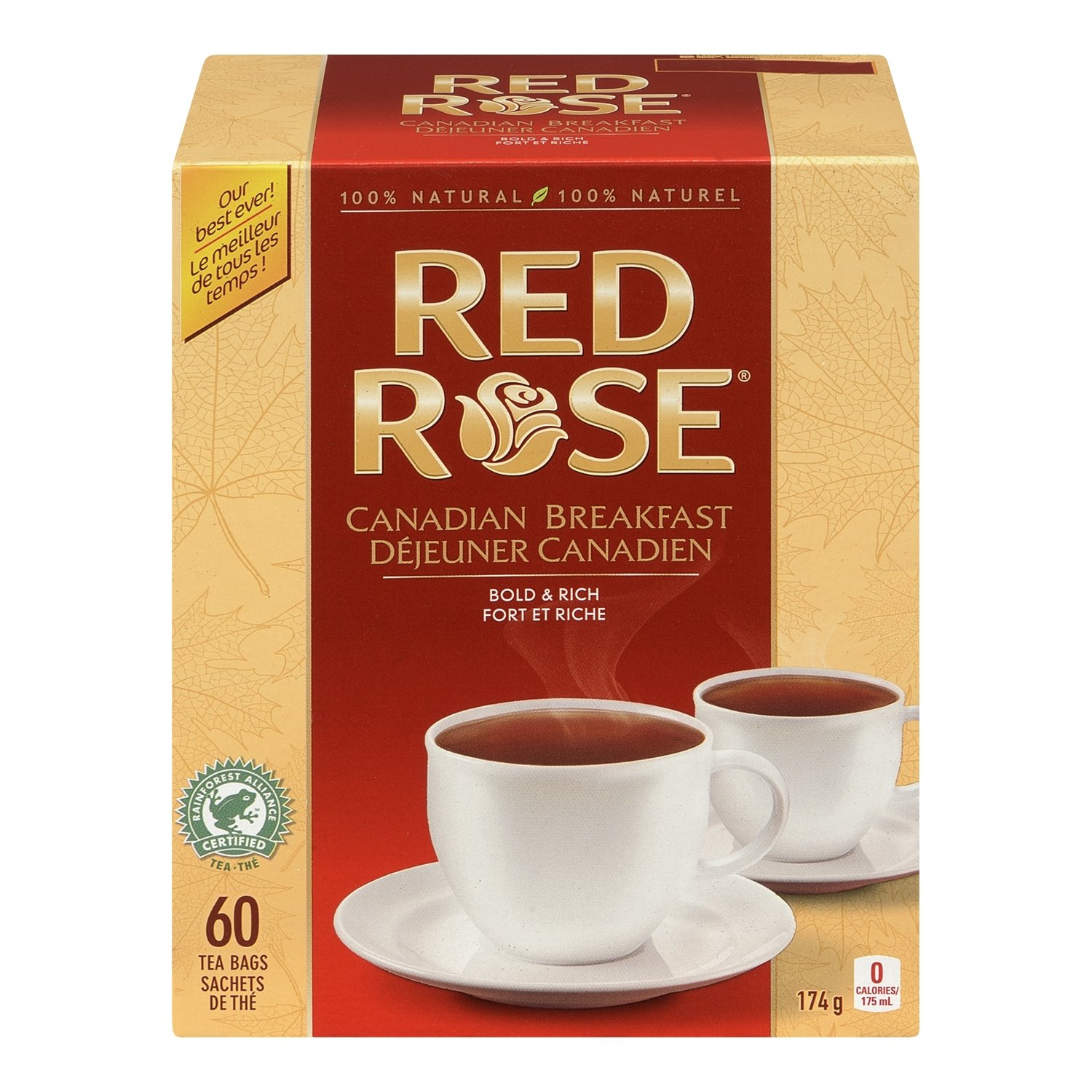 Canadian Red Rose Tea 72 tea bags Grocery Tea Sampler