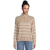 Splendid Georgie Stripe 1/4 Zip Sweater